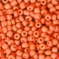 Seed beads 8/0 (3mm) Spicy orange